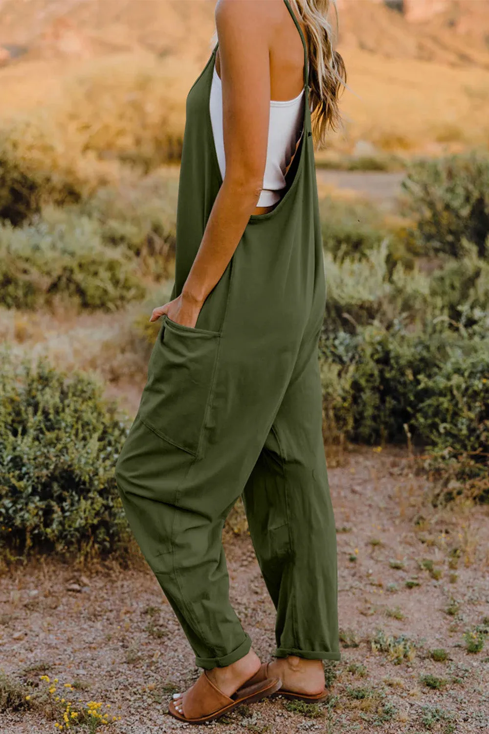 5 Comfy V-Neck Jumpsuits ( S - 3X)