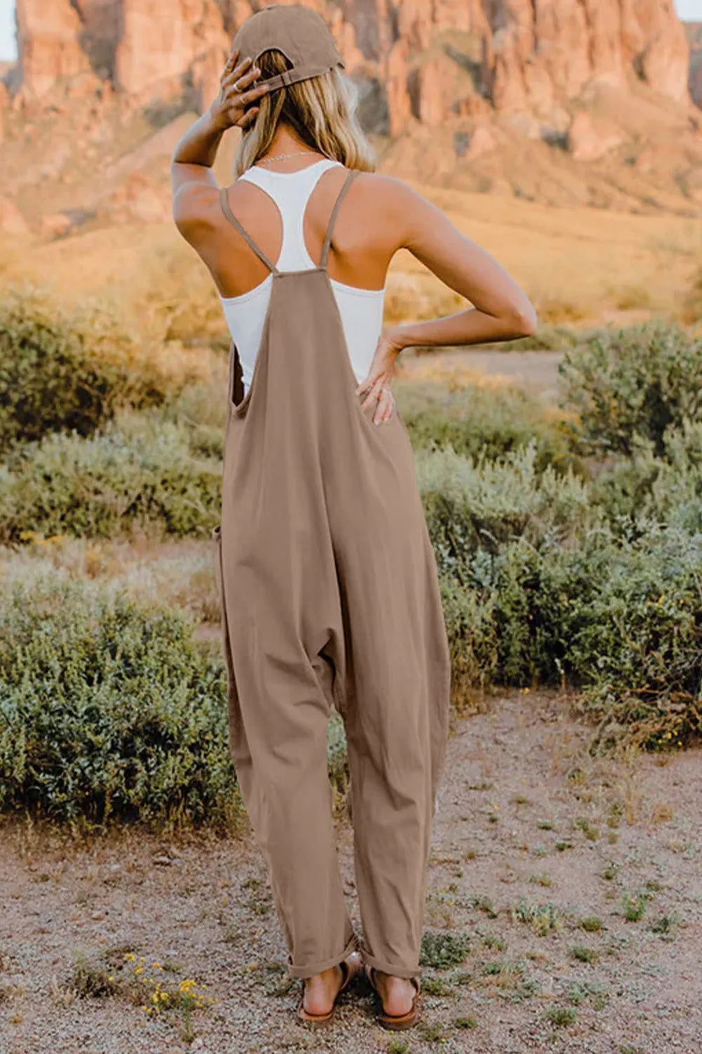 5 Comfy V-Neck Jumpsuits ( S - 3X)