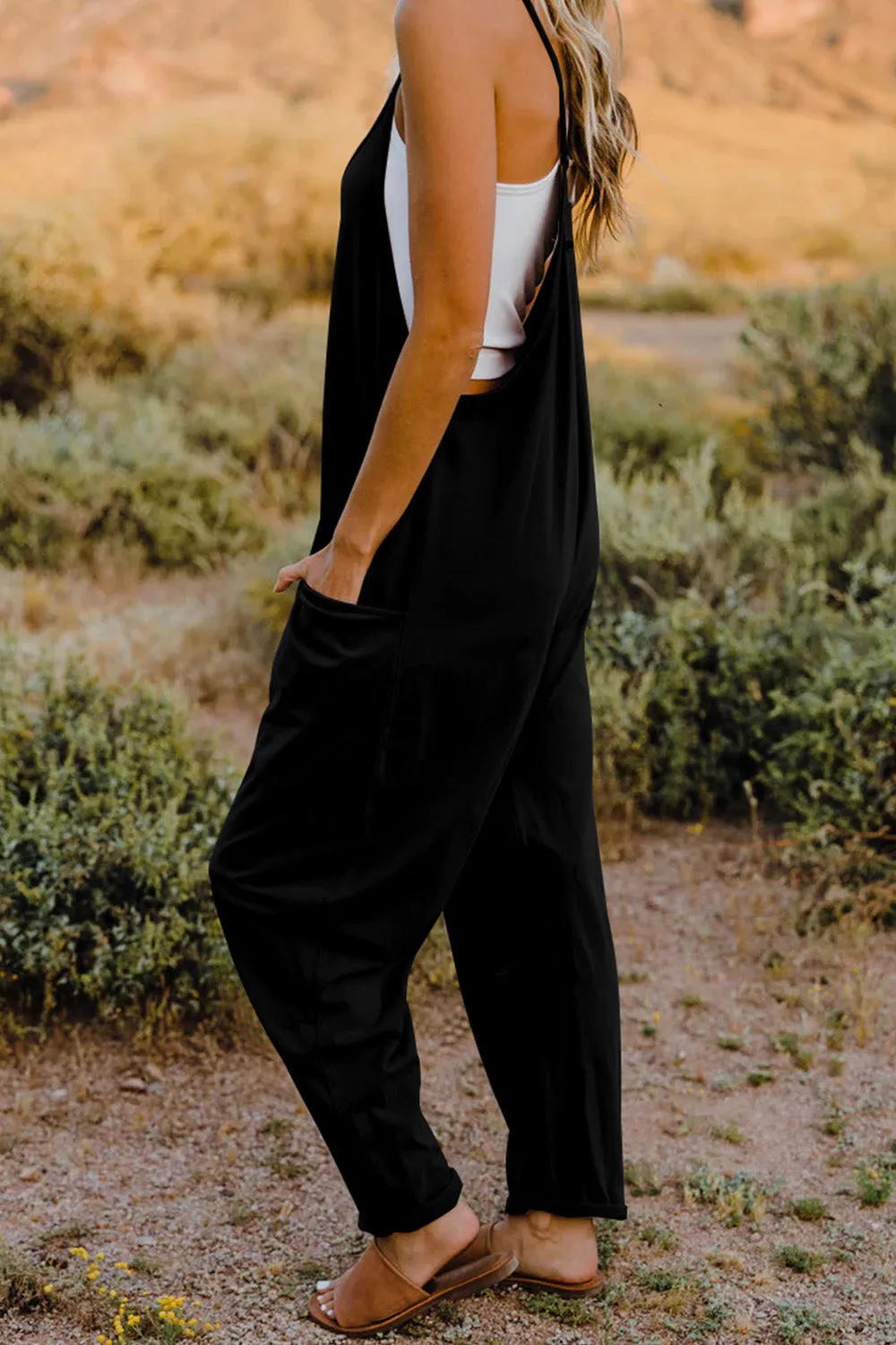 5 Comfy V-Neck Jumpsuits ( S - 3X)