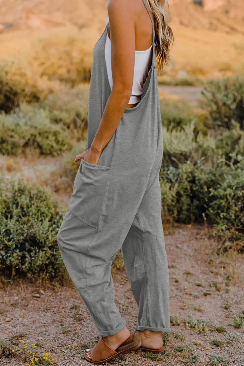 5 Comfy V-Neck Jumpsuits ( S - 3X)