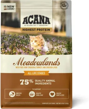 Acana Meadowlands Dry Cat Food - 1.8kg