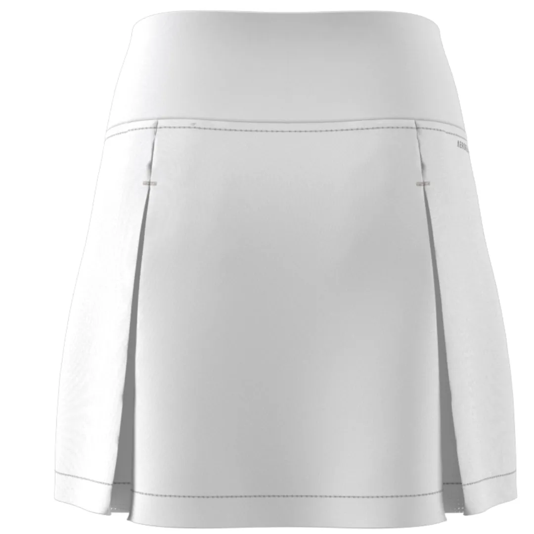 Adidas Girls Club Tennis Pleated Skirt - White