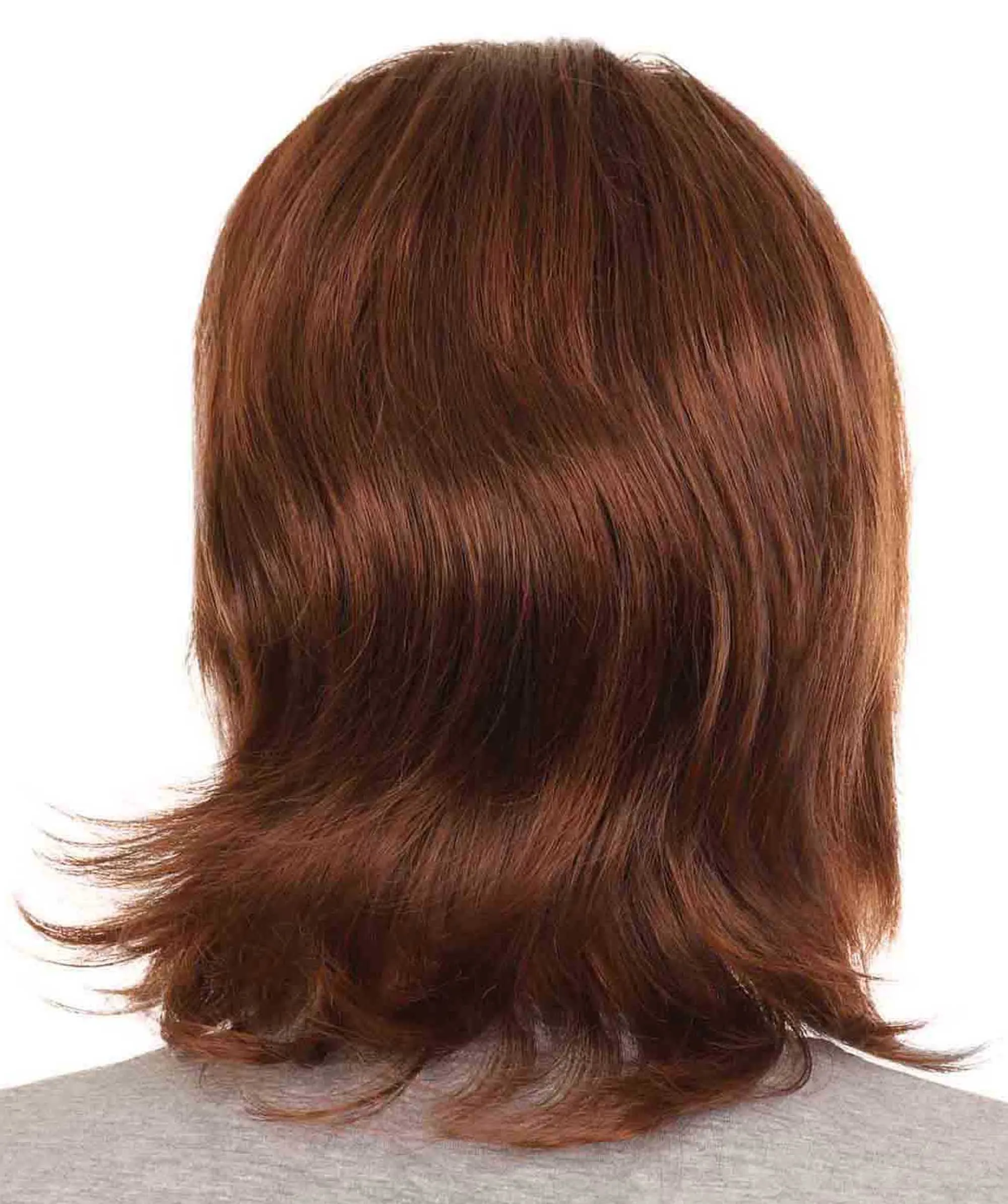 Adut Men's Fancy Wig | Cosplay Brown Wig | Premium Breathable Capless Cap.