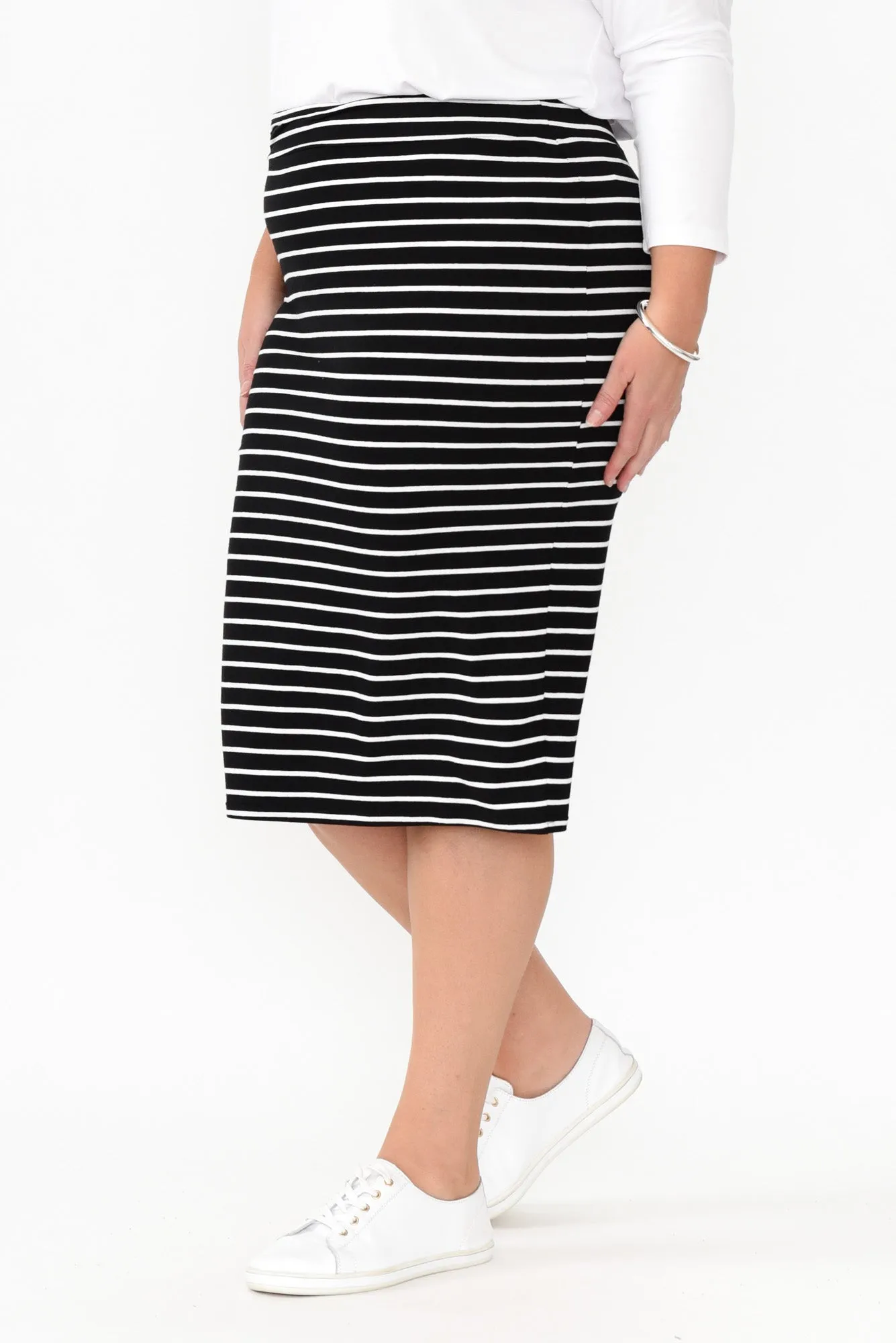 Alicia Stripe Tube Skirt