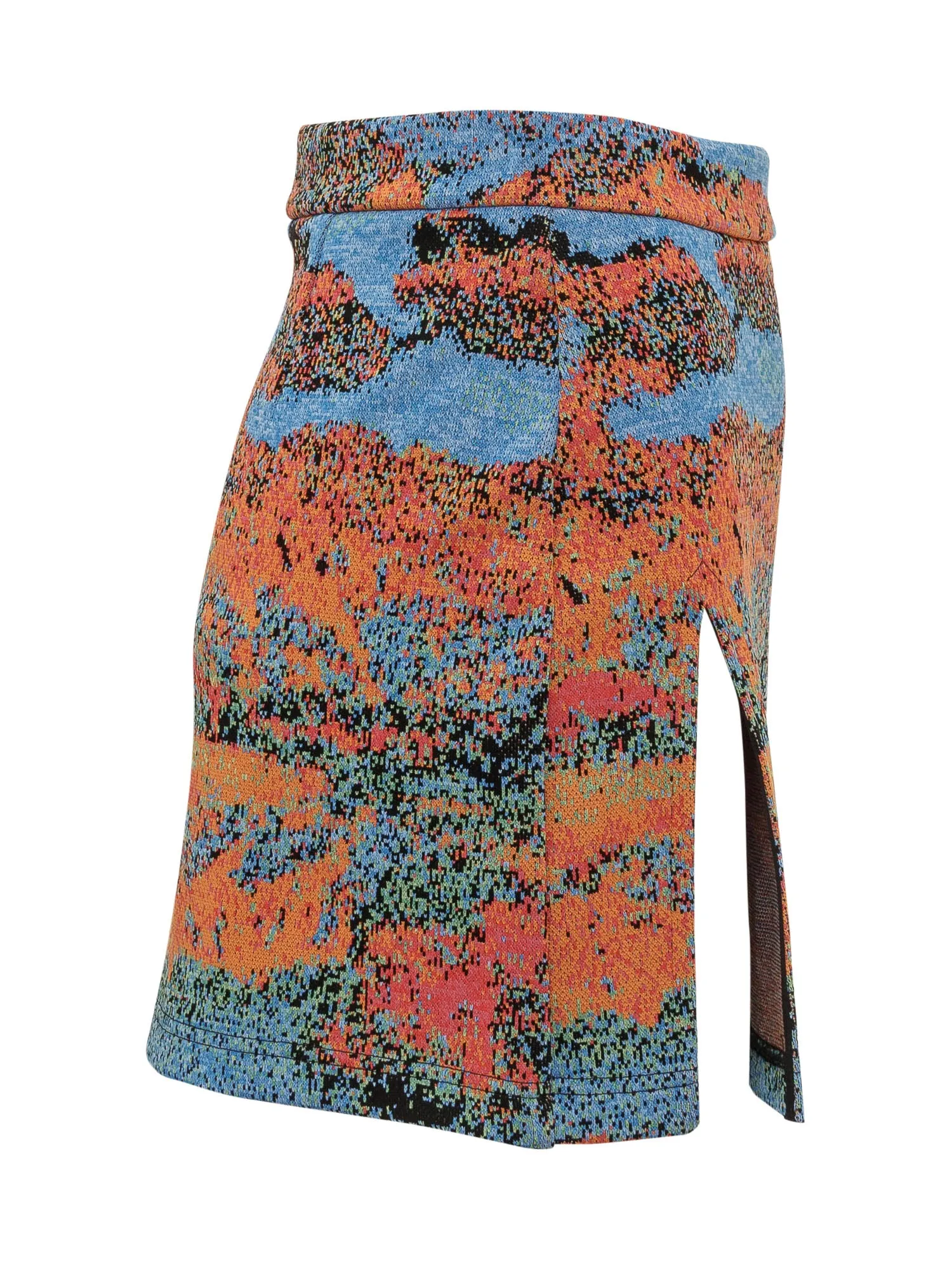 Ambush Jacquard High Waist Pencil Skirt