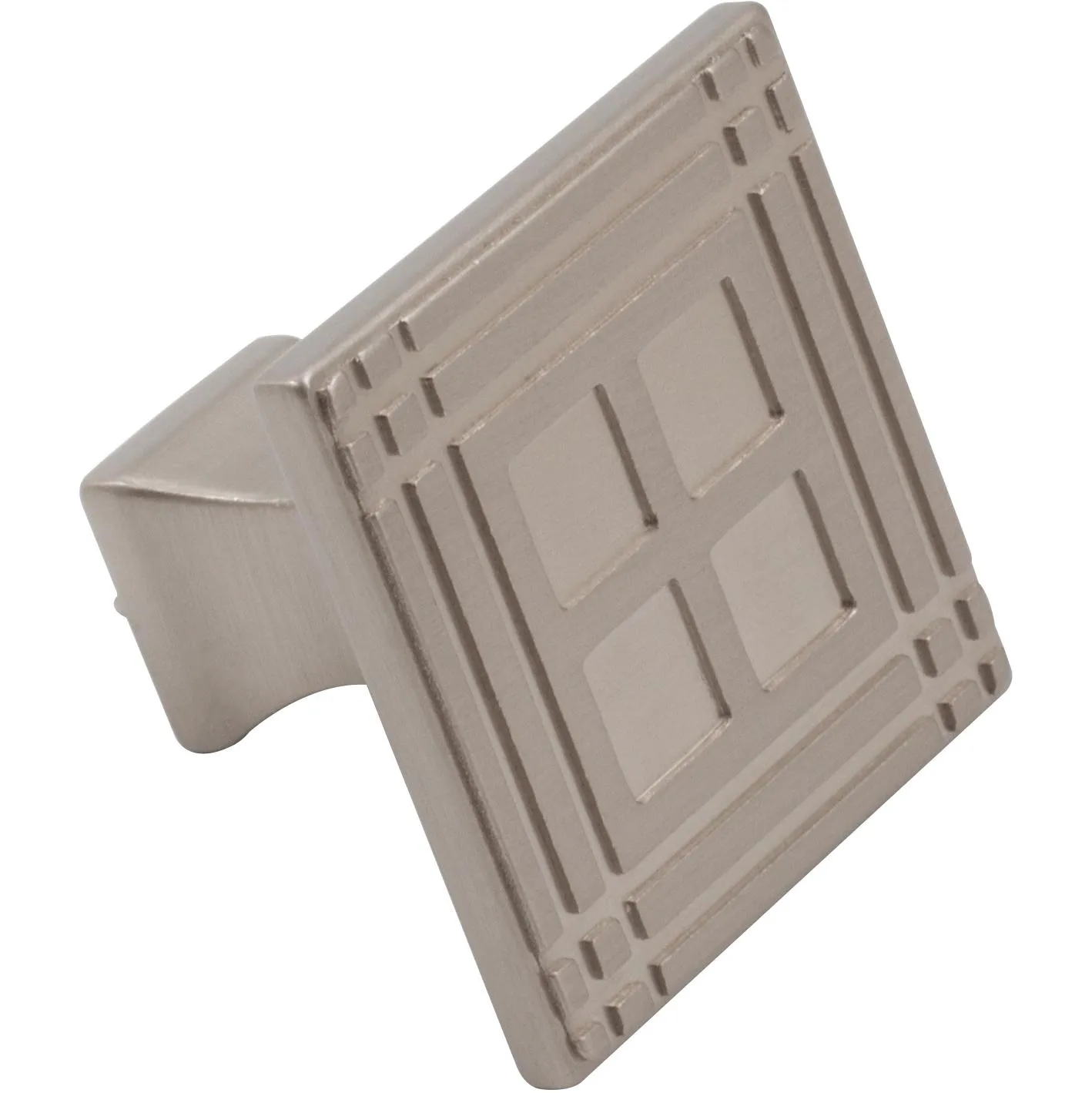 Arts & Crafts Square Cabinet Knob