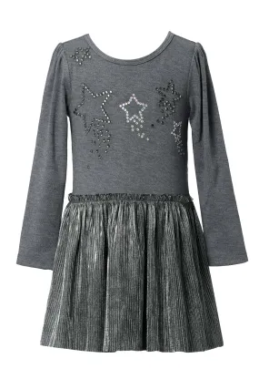 Baby Girl's Twofer Shooting Star Shimmer Dress