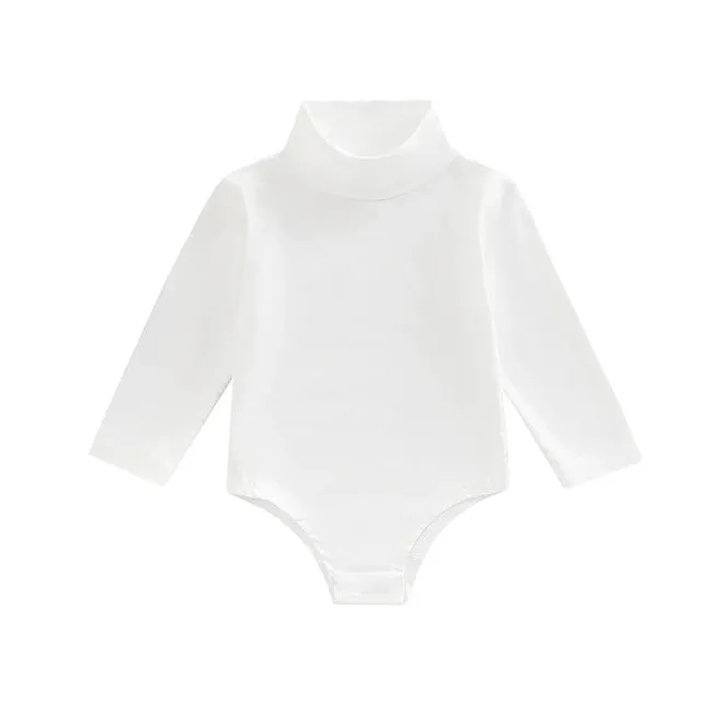 Baby Turtleneck - Infant Layette Onesie Basics Cotton Blend