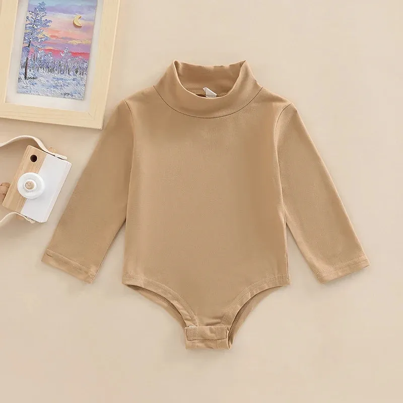 Baby Turtleneck - Infant Layette Onesie Basics Cotton Blend