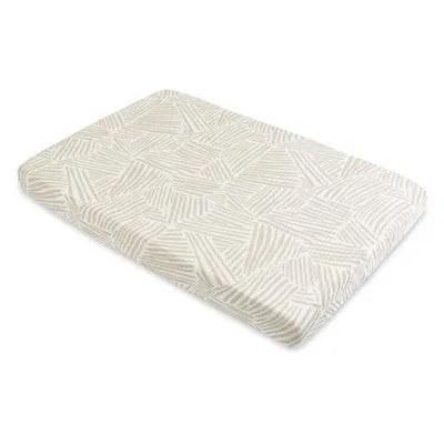 Babyletto Oat Stripe Muslin Mini Crib Sheet