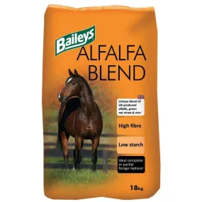 Baileys Alfalfa Blend Chaff High Fibre Low Starch Horse Feed 18kg