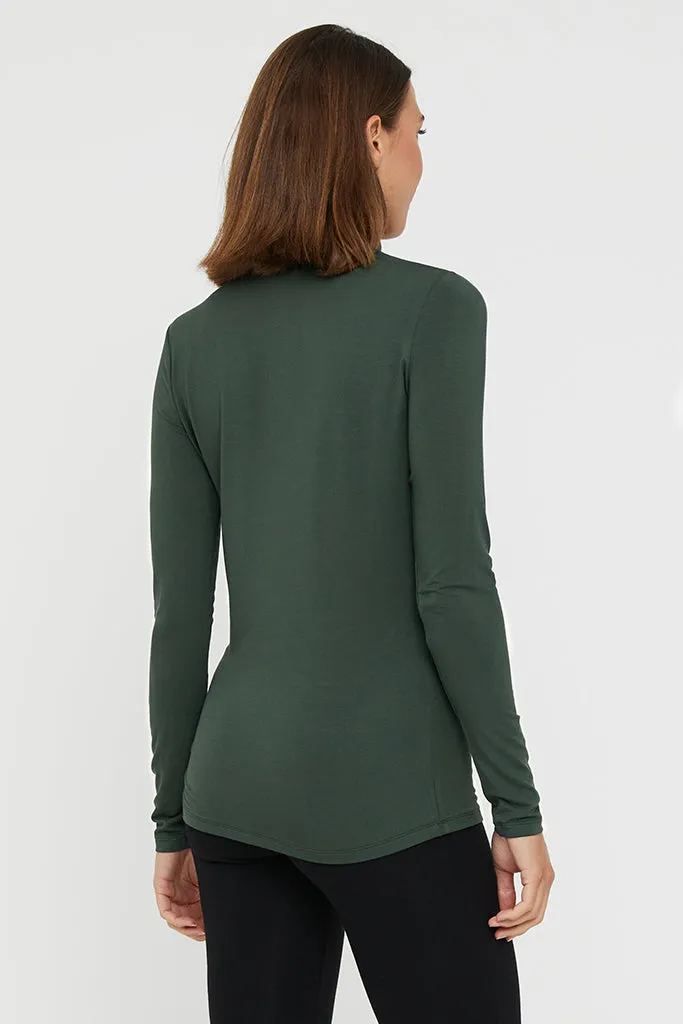 Bamboo Turtle Neck - Forest