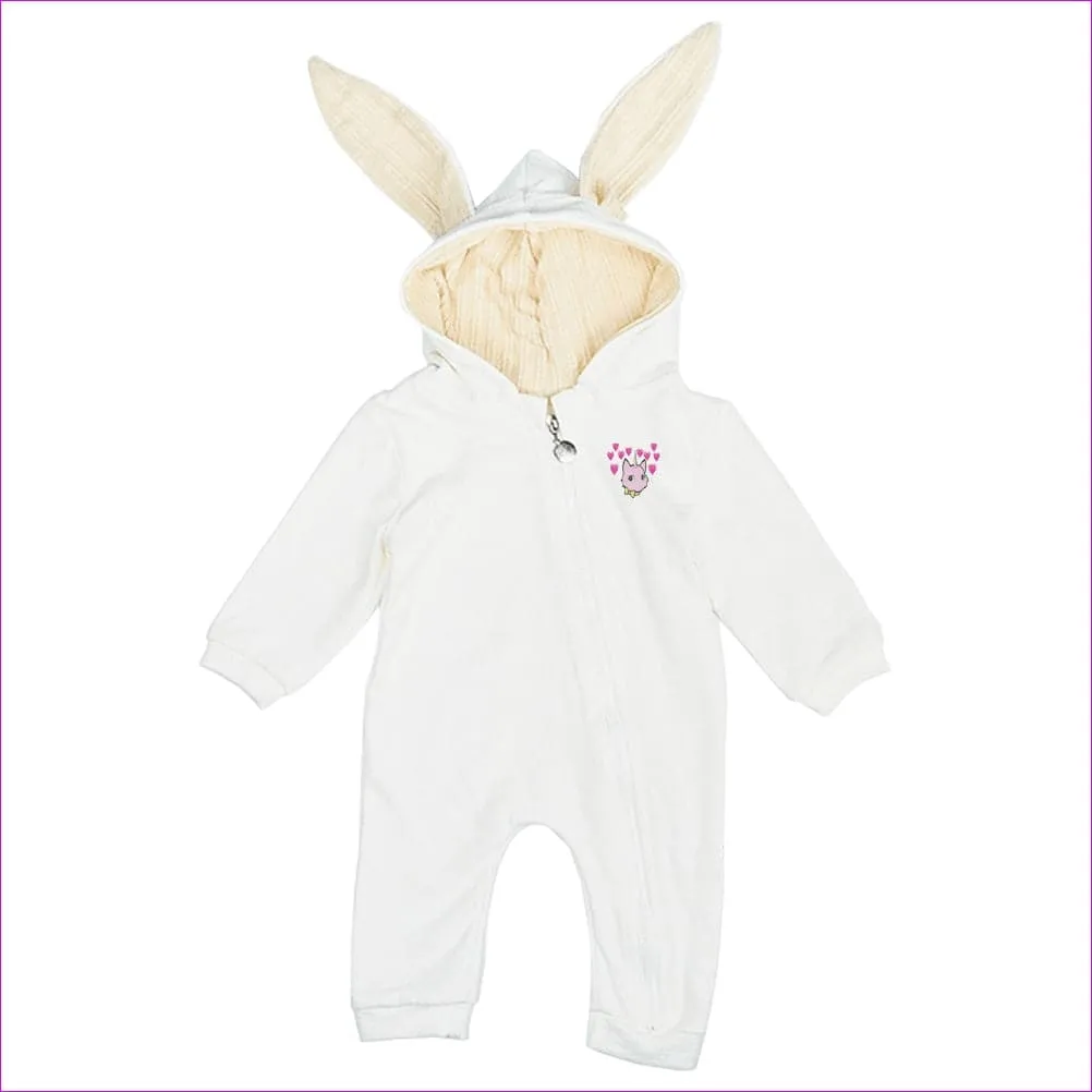 Bec & Friends Uni-Kitten Infant Hooded Jumpsuit