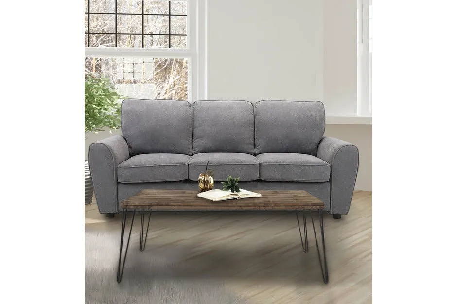 Bethany Collection Grey Sofa Set