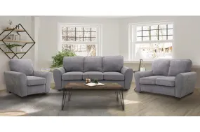 Bethany Collection Grey Sofa Set