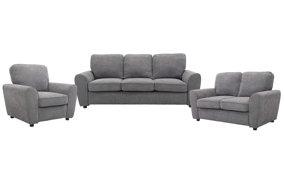 Bethany Collection Grey Sofa Set