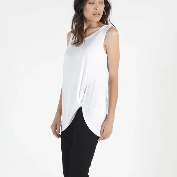 BETTY BASICS -  Last one size 10! - Brighton Tank Top in White