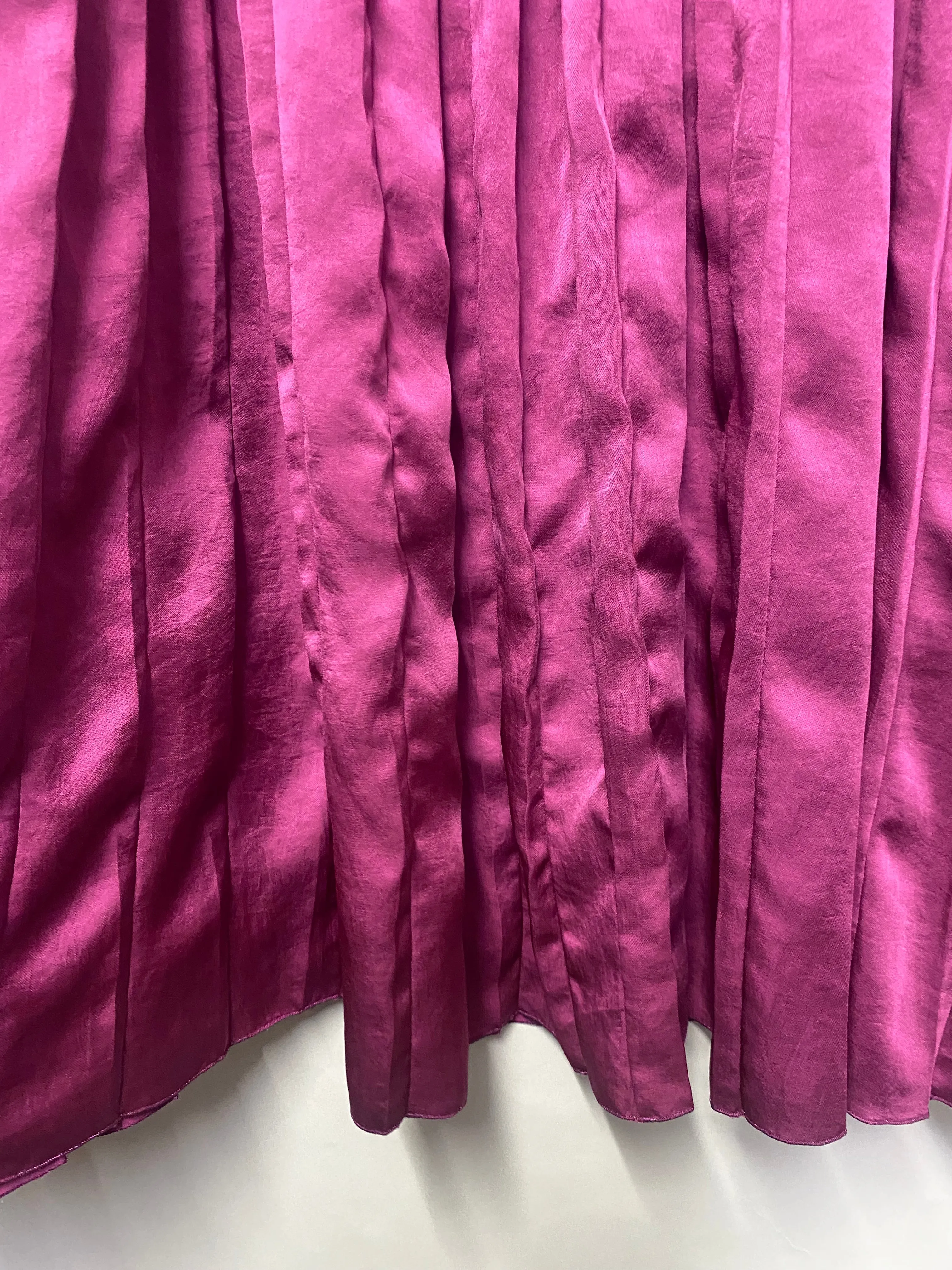 Bimba Y Lola Purple Pleated Skirt UK14