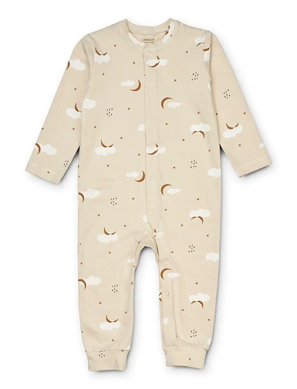 Birk Printed Pyjamas Jumpsuit ''Stargazer / Foggy Mix''