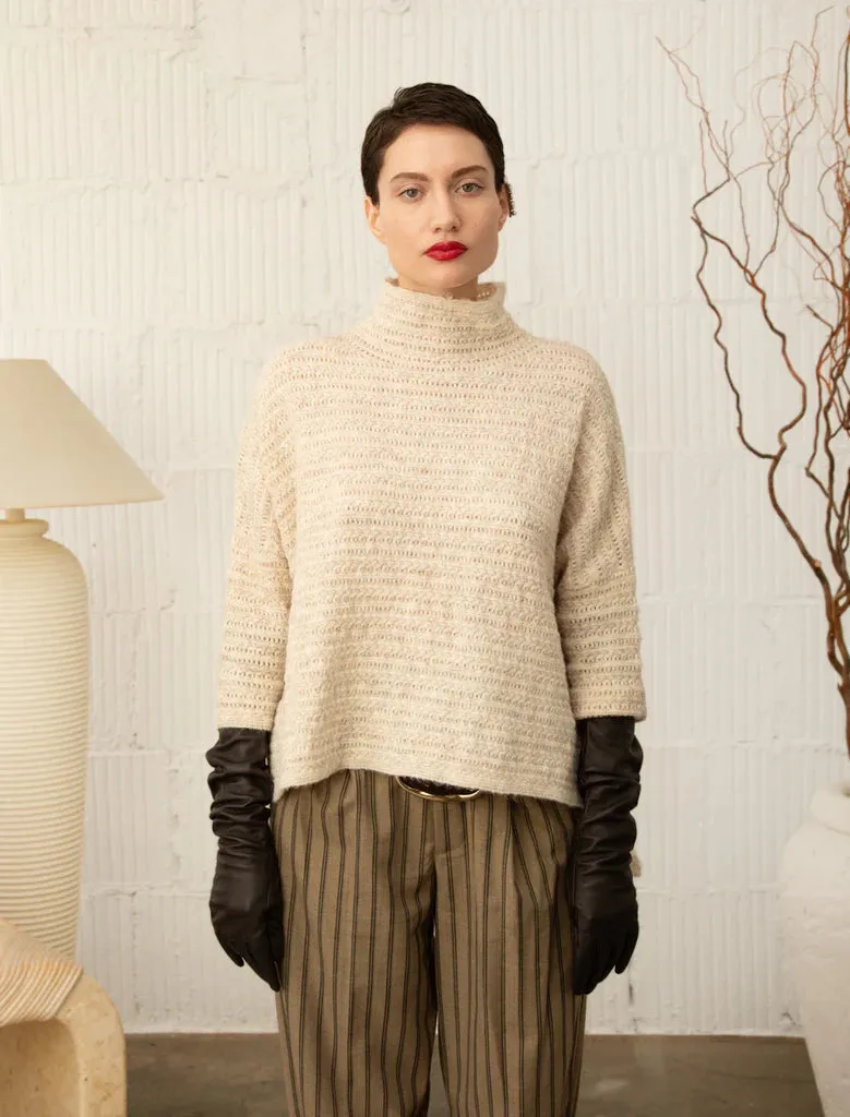 Boho Romana Oatmeal Sweater