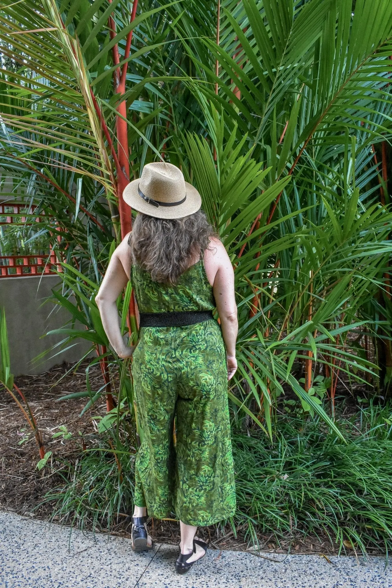 Calm Pantsuit - Swirl Green