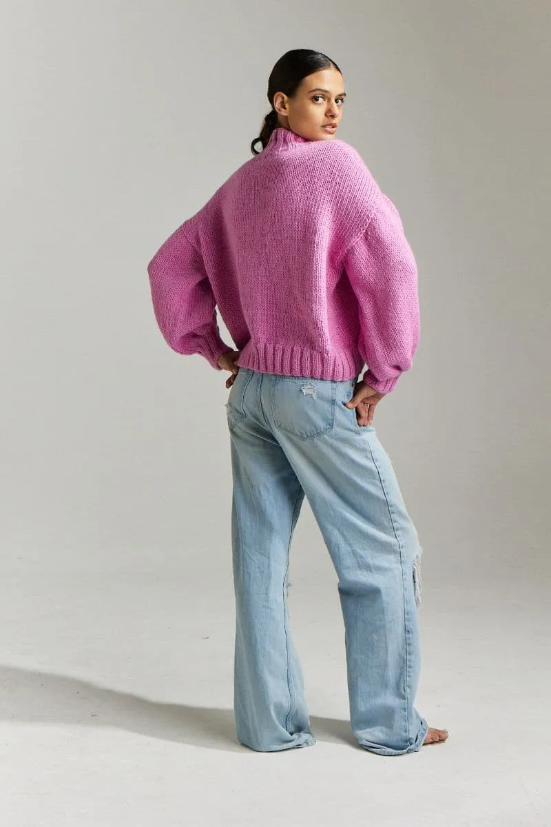 CANDY EVE MIDI TURTLENECK SWEATER