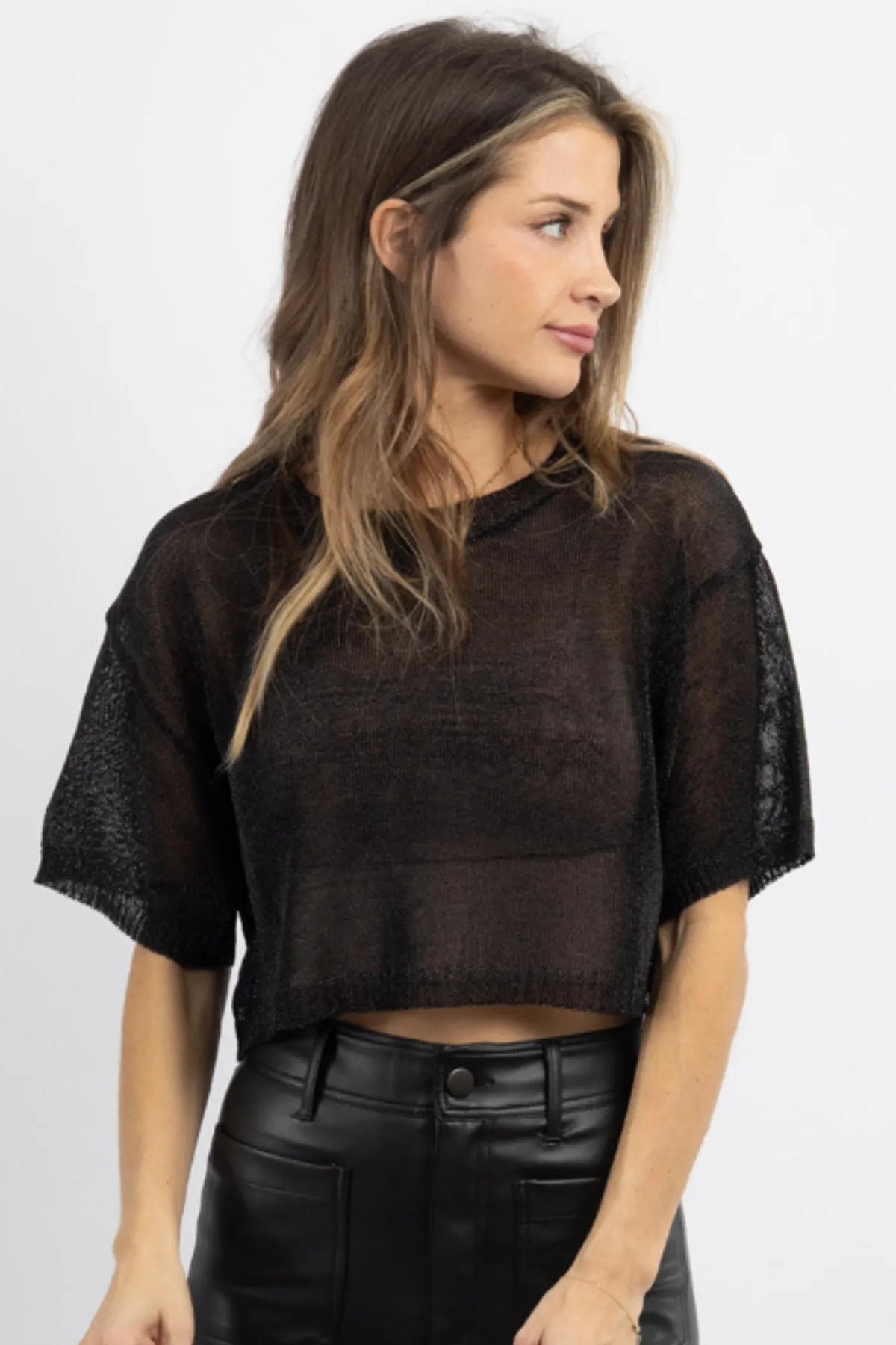 C'EST SHIMMER BLACK TOP