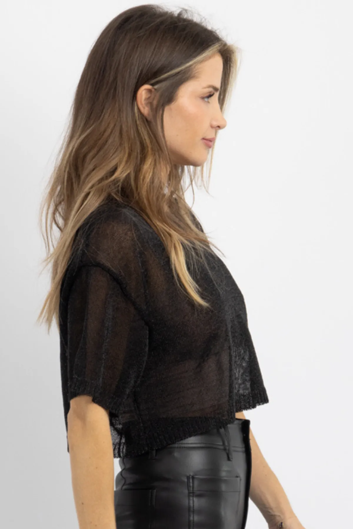 C'EST SHIMMER BLACK TOP