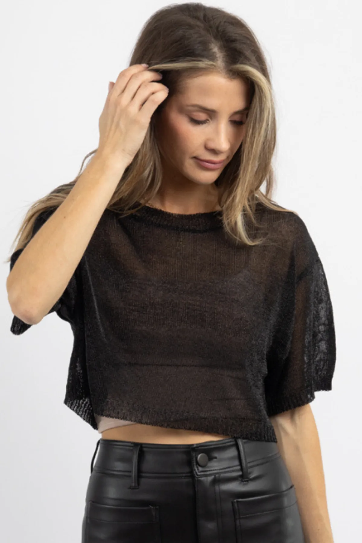 C'EST SHIMMER BLACK TOP