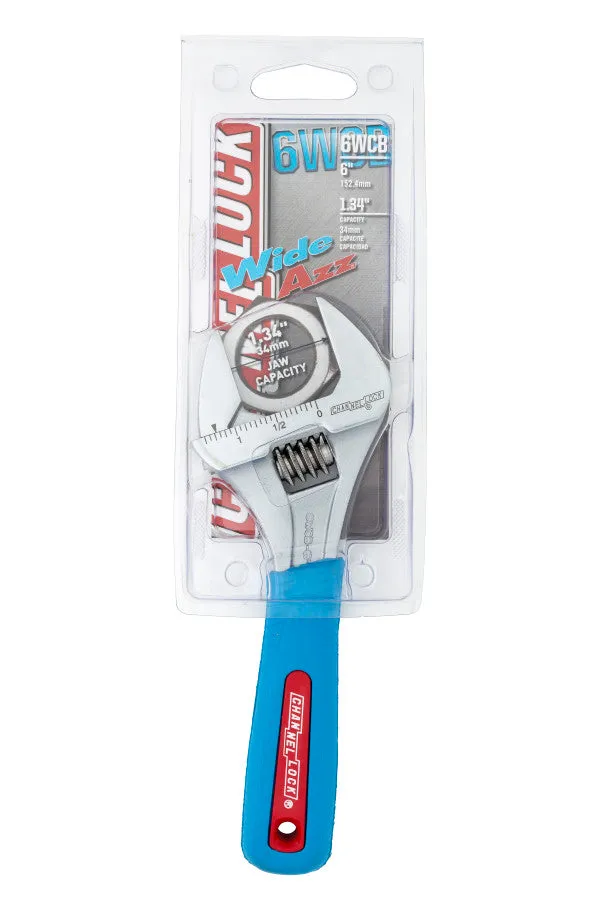 Channellock 6WCB 6-Inch CODE BLUE® WIDEAZZ® Adjustable Wrench