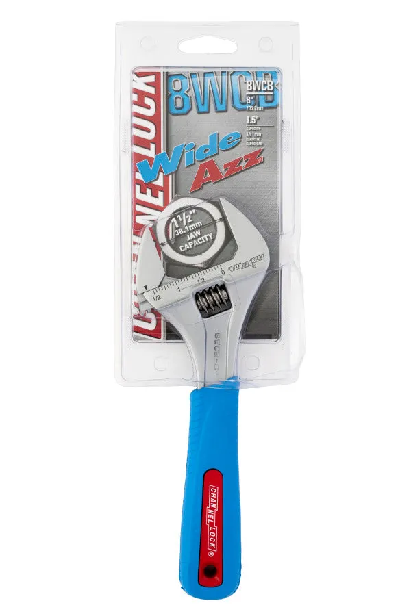 Channellock 8WCB 8" Code Blue WIDEAZZ Adjustable Wrench