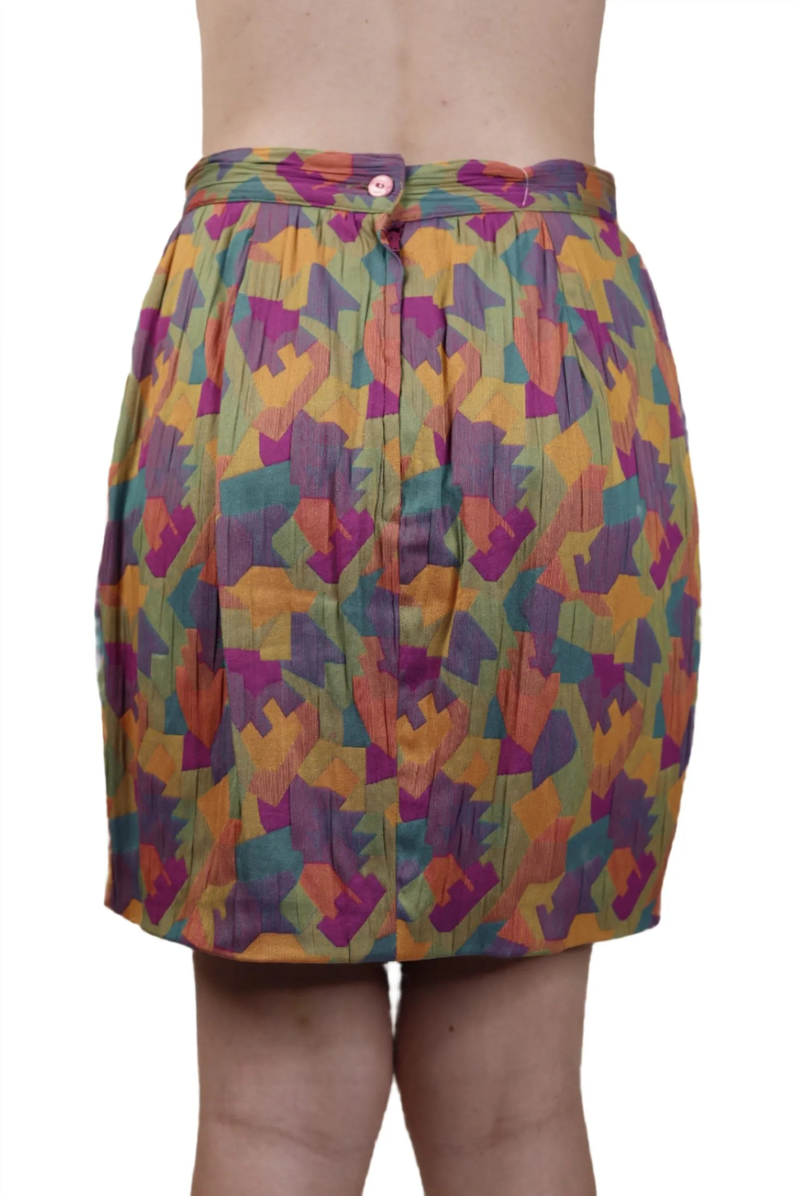 Colorful Patterend Skirt 1990s