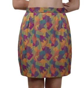 Colorful Patterend Skirt 1990s