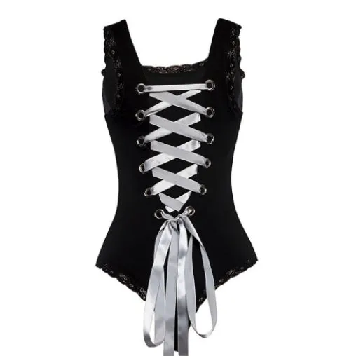 Corset Back Bodysuit