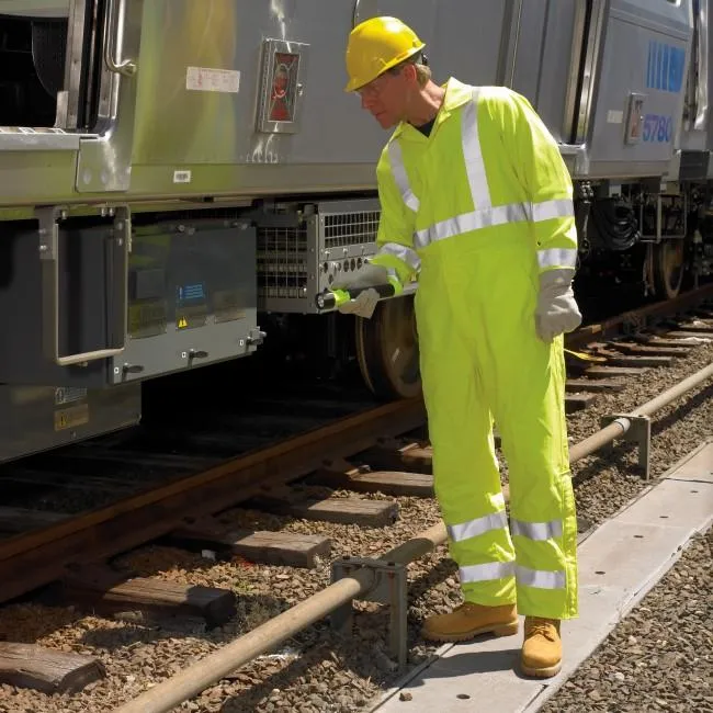 Coverall with Zippered Boot Openings