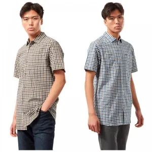 Craghoppers Mens Nour Check Shirt Short Sleeve