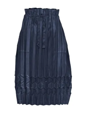 Cube Pleats Bottom Skirt