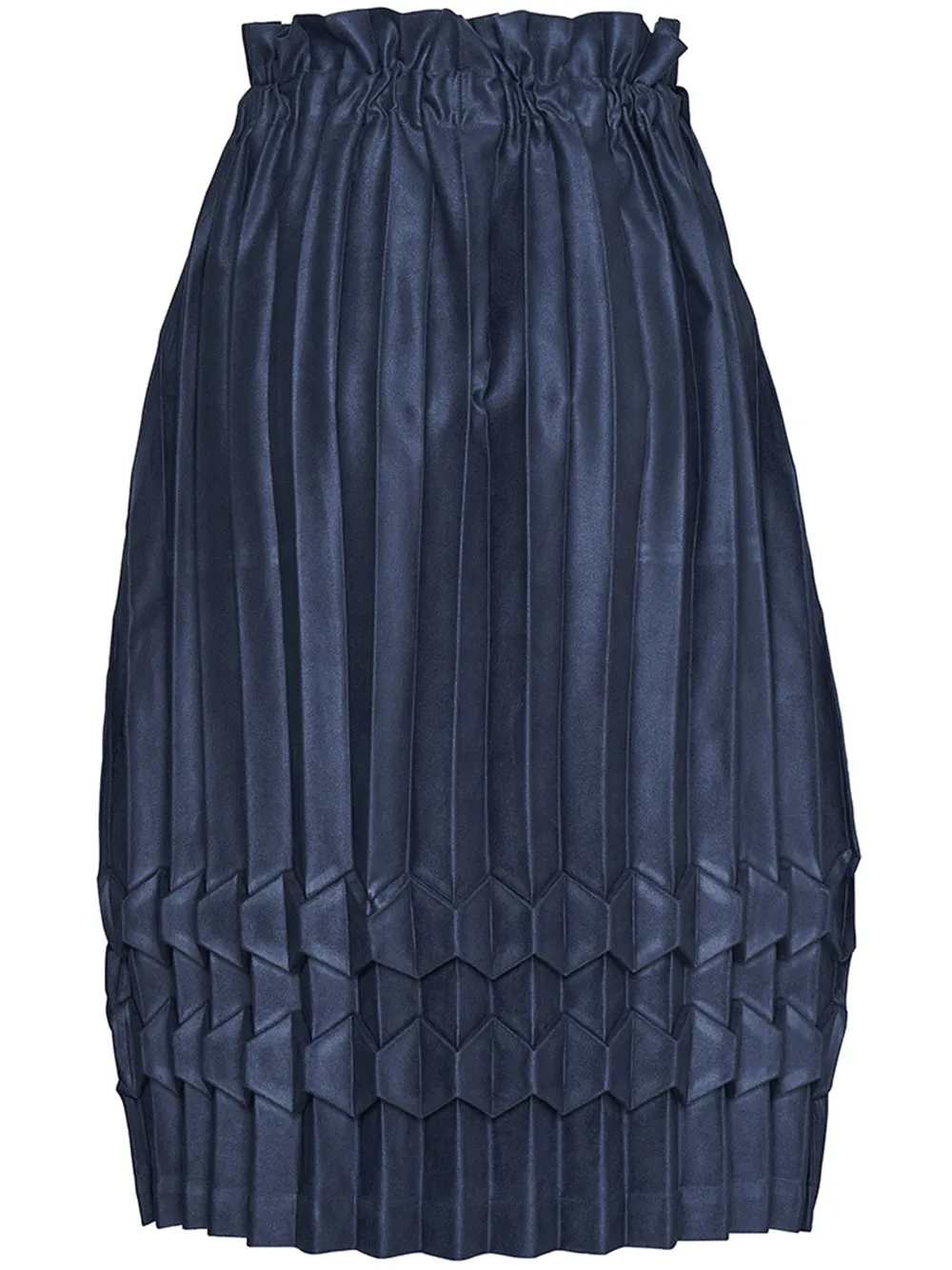 Cube Pleats Bottom Skirt