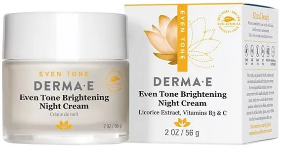 DermaE Natural Bodycare Evenly Radiant Night Crème