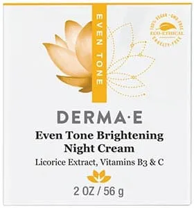 DermaE Natural Bodycare Evenly Radiant Night Crème