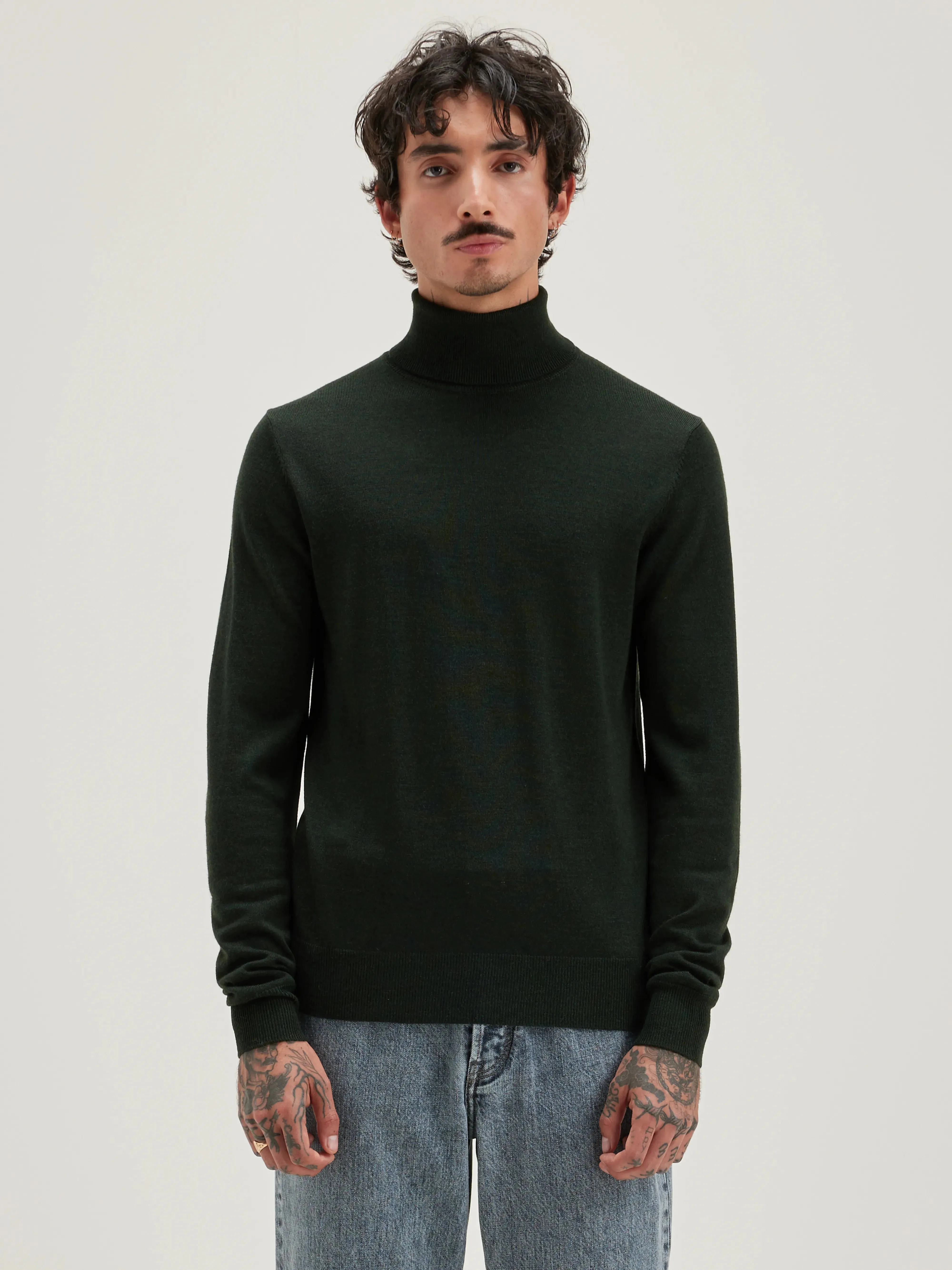 Dilor turtleneck sweater (242 / M / FOREST)