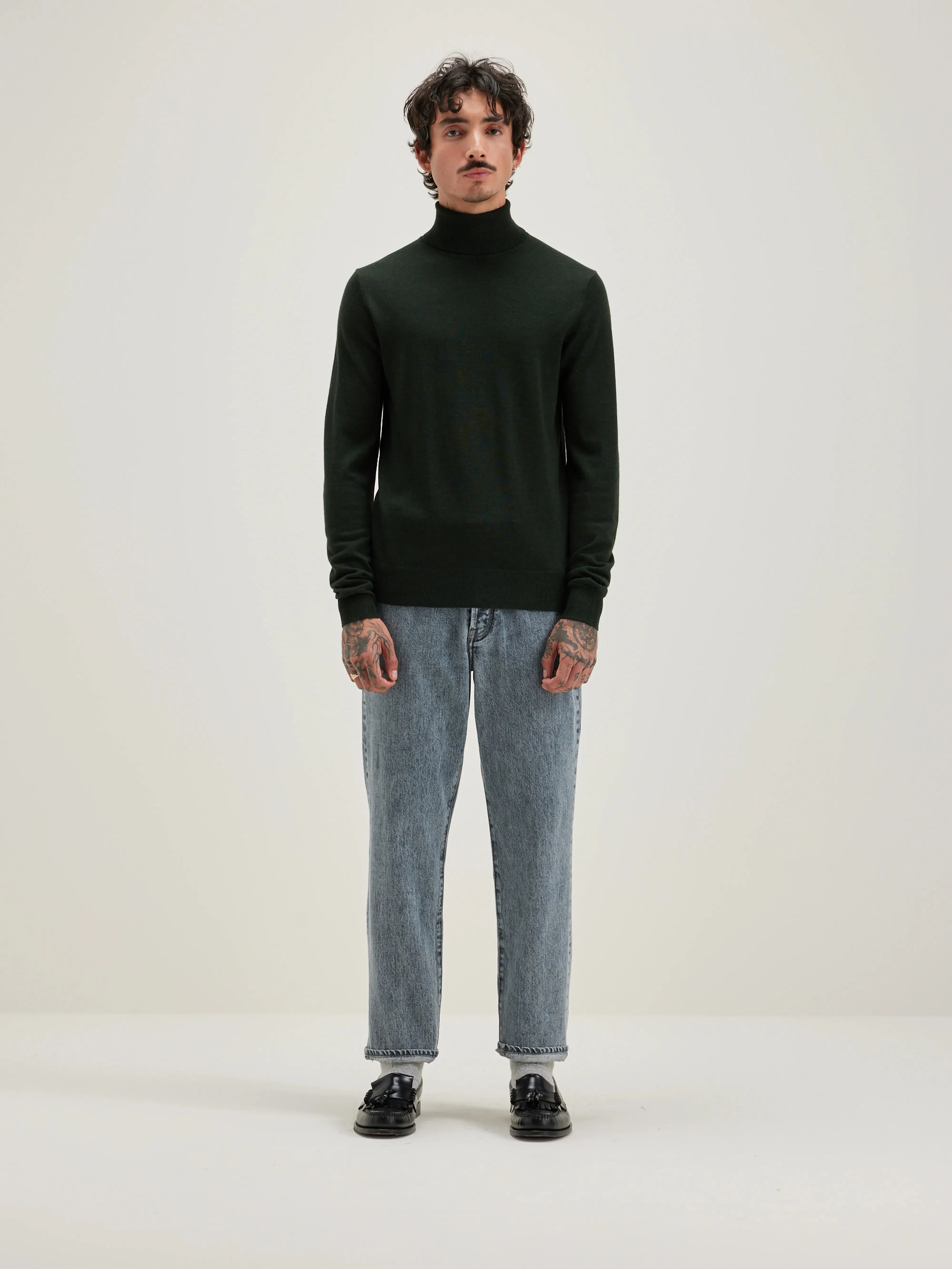 Dilor turtleneck sweater (242 / M / FOREST)