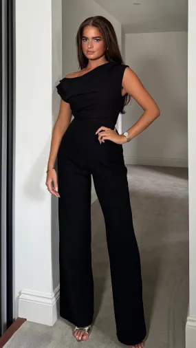 Donna Black Jumpsuit