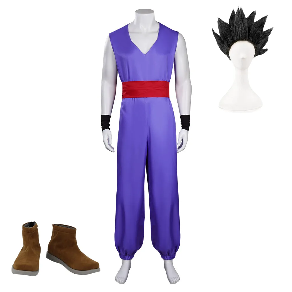 Dragon Ball Super : Super Hero Son Gohan Cosplay Costume Outfits Halloween Carnival Suit