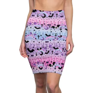 Dripping Sky Women's Pencil Skirt