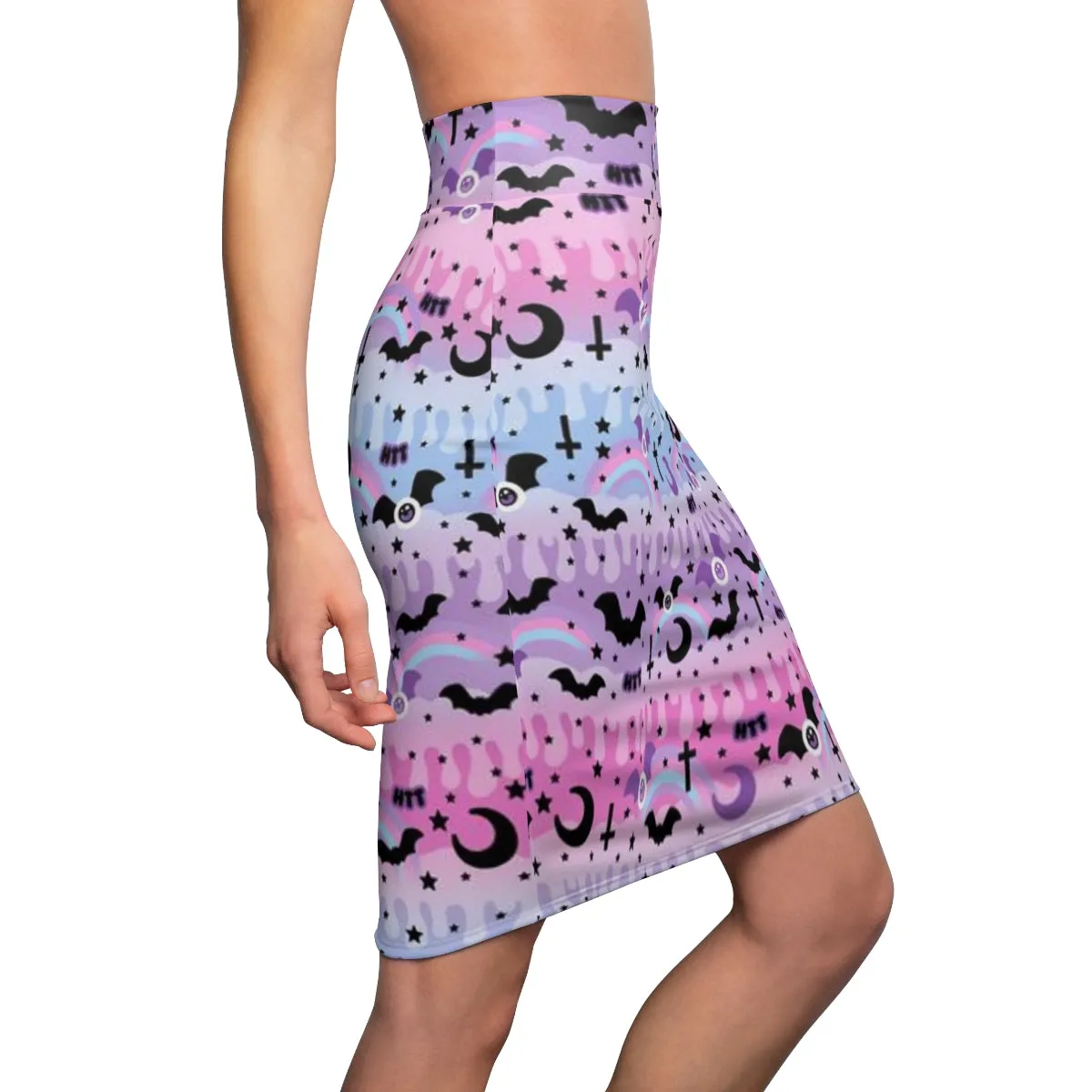 Dripping Sky Women's Pencil Skirt