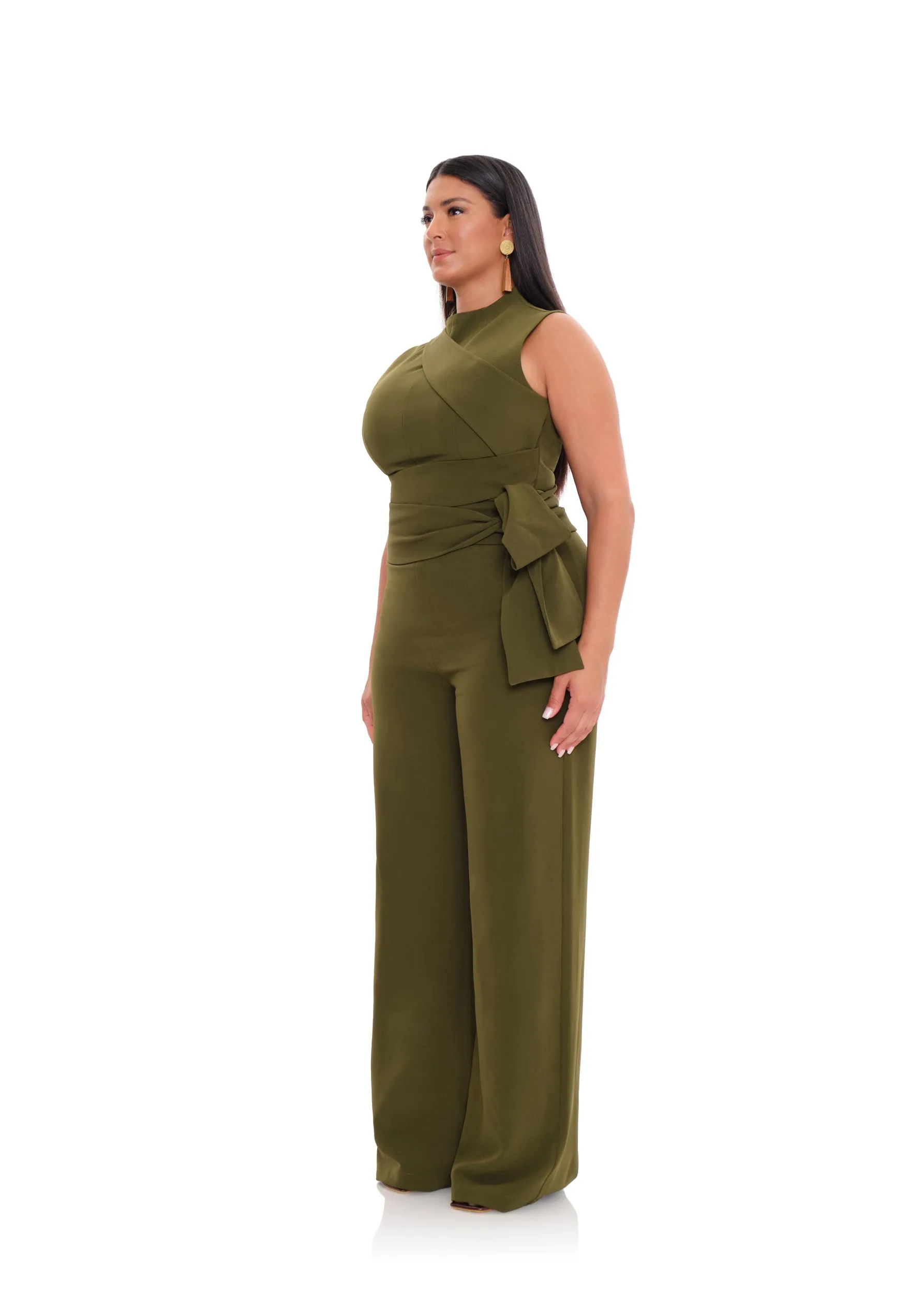 EDAR JUMPSUIT - OLIVE