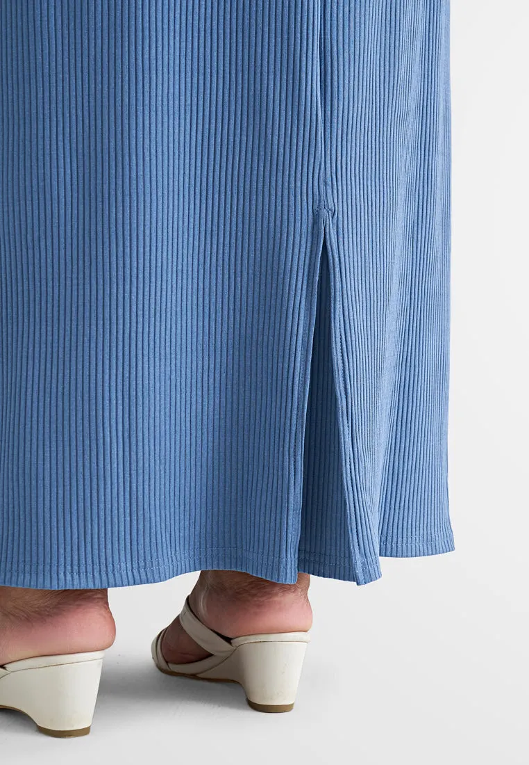 Emory Straight Cut Ribbed Skirt