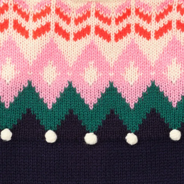 Fair Isle Bobble Dog Sweater