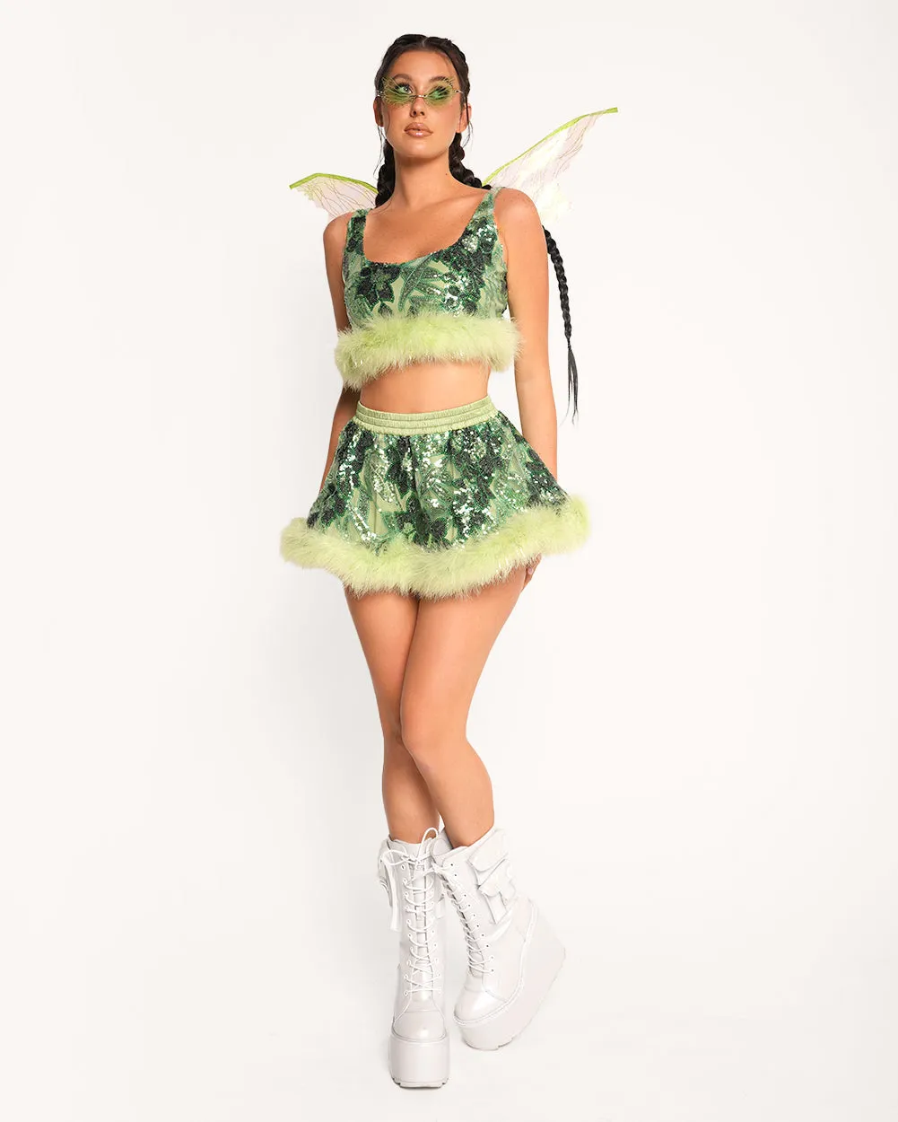 Forest Fairytale Marabou Outfit